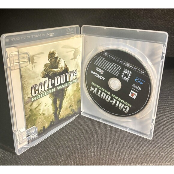 Call of Duty 4 Modern Warfare PS3 Complete CIB Tested Disc Case Manual FPS Game - Picture 2 of 3